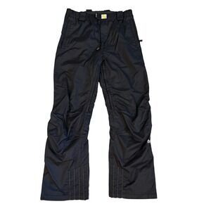 Volkl Ski Pants Mens Large Black Excellent Insulated Snowboard Trousers